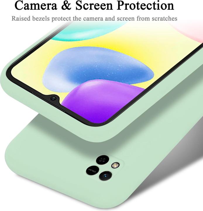 Produktbild Cadorabo TPU Liquid Silicone Case Hülle für Xiaomi RedMi 9C / RedMi 10A (Xiaomi Redmi 10A, Xiaomi Redmi 9C)