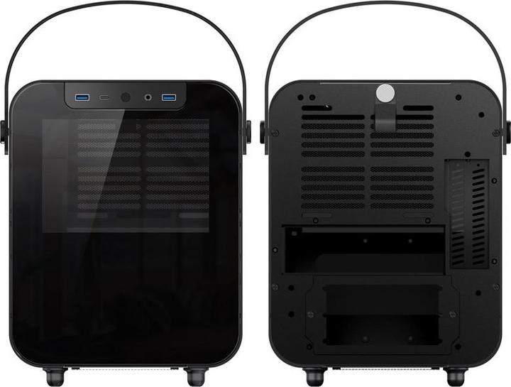 Actual product image Jonsplus BO 100 black housing (Mini-DTX, Mini-ITX)