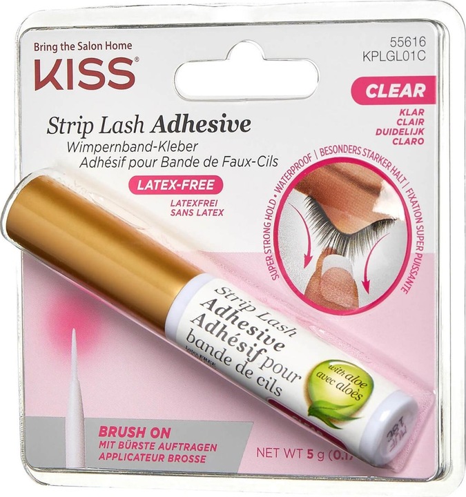 Actual product image KISS glue for artificial eyelashes (Blond, Gold, Red)