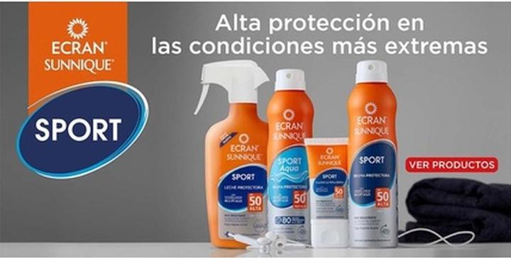 Immagine prodotto Ecran SUNNIQUE SPORT AQUA bruma protectora SPF50+ 250 ml (Spray solare, SPF 50, 250 ml)