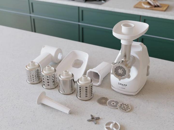 Actual product image Smapp 489.81 malūnėlis su smulkintuvu balta Saugus apsipirkimas su pristatymu į namus