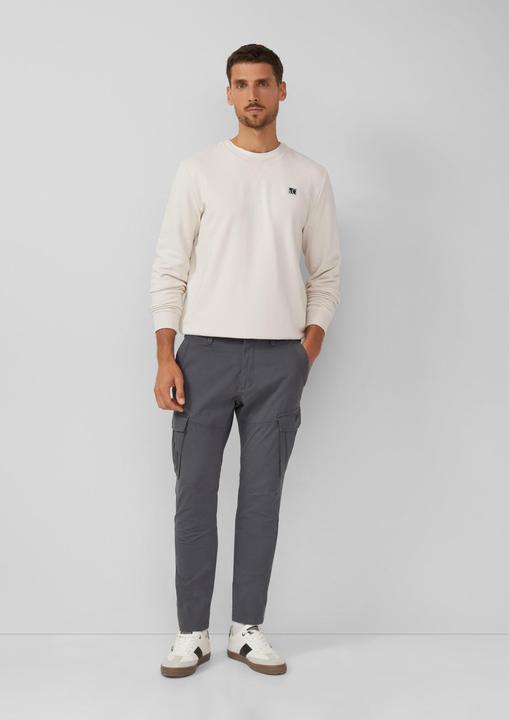 Produktbild s.Oliver Sweatshirt Sweatshirt aus Baumwollmix mit Crew Neck (M)