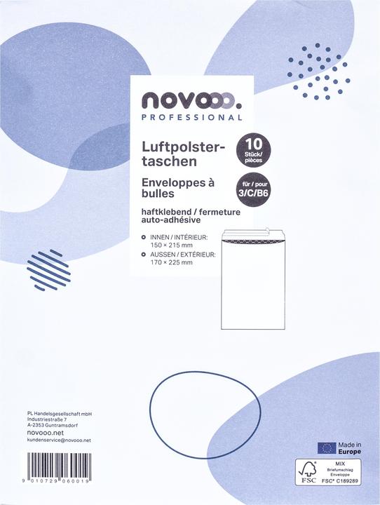 Actual product image Novooo MIX - Luftpolstertaschen (10 x)