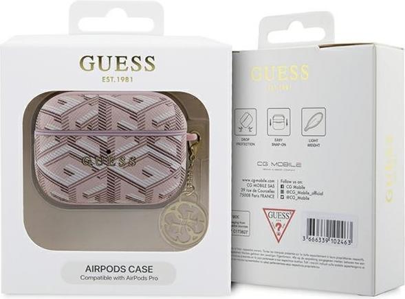 Produktbild Guess GUAPPGCE4CP AirPods Pro cover różowy/pink GCube Charm (Kopfhörer Hülle)