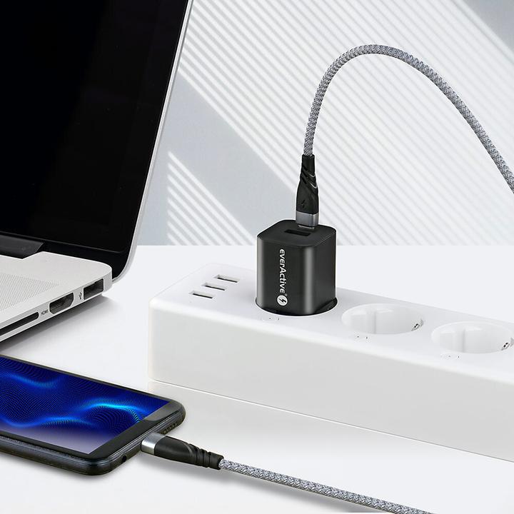 Produktbild Everactive USB C — USB C (1 m, USB 3.0, 60 W)