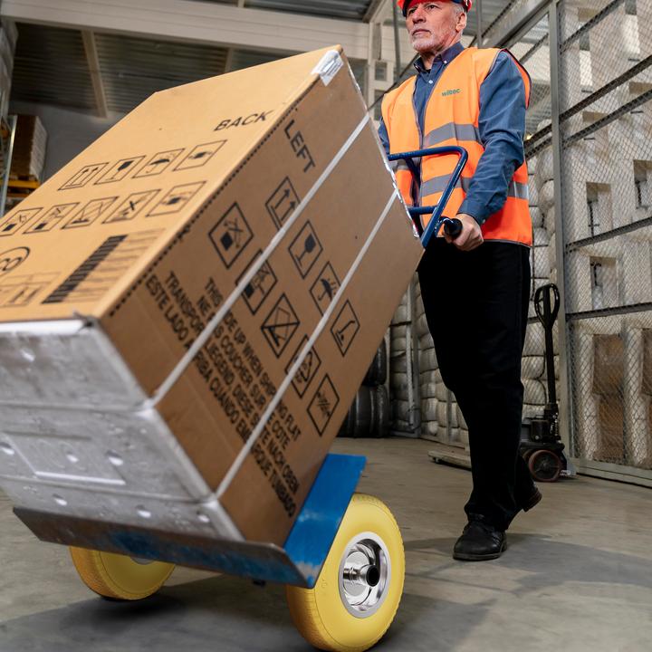 Produktbild Wiltec Schubkarren PU Rad 3.00-4 130kg Vollgummi Polyurethan Reifen pannensicher