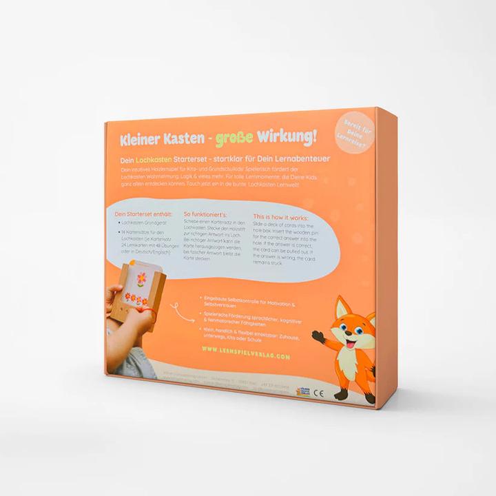 Produktbild Kita Starterset mit dem Lochkasten und 14 Kartensätzen