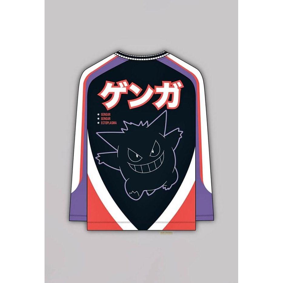 Neptun, Sportshirt, Pokemon Pullover Soccer Jersey Gengar Grösse S (S), S