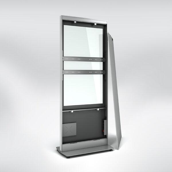 Actual product image DSS Indoor stele portrait, 49" screen, 4mm glass