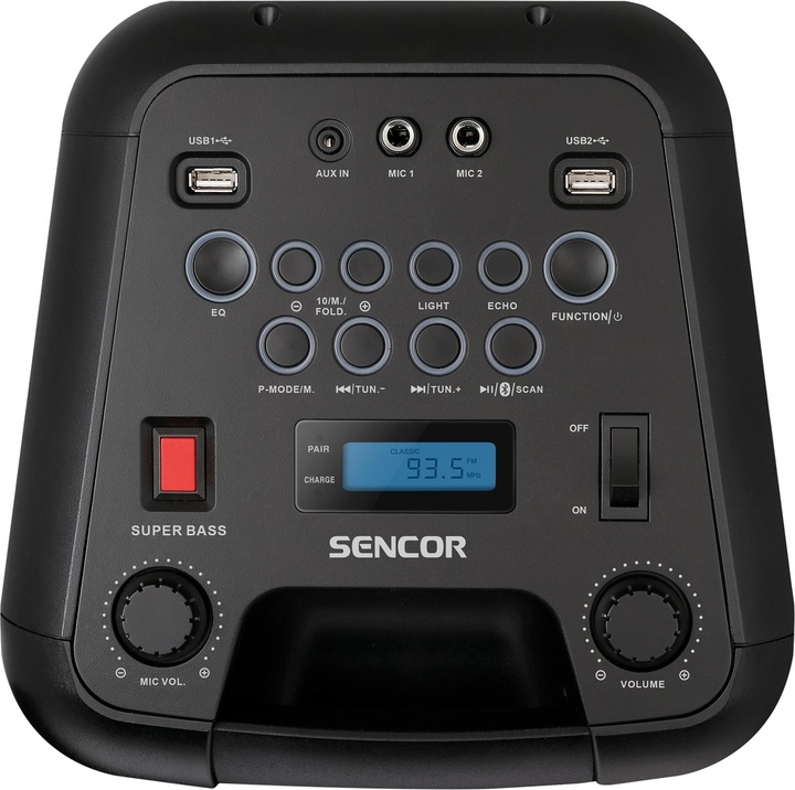 Actual product image Sencor SSS 3800 speaker black (10 h, Battery operated)
