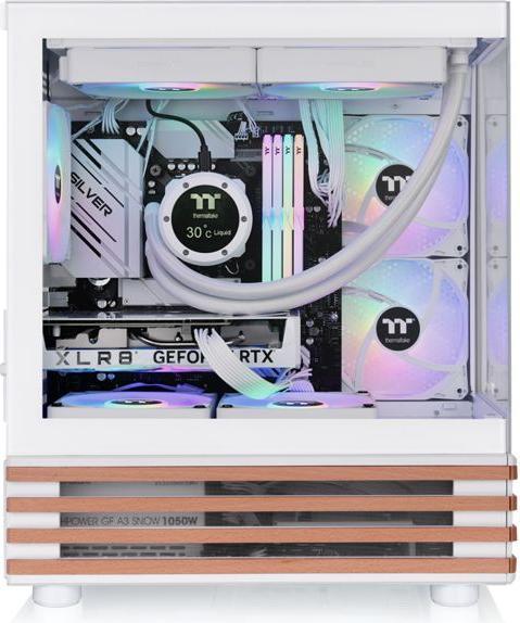 Image du produit Thermaltake Geh View 170 WS Midi Tower "ARGB Snow" White retail (mATX, Mini-ITX)