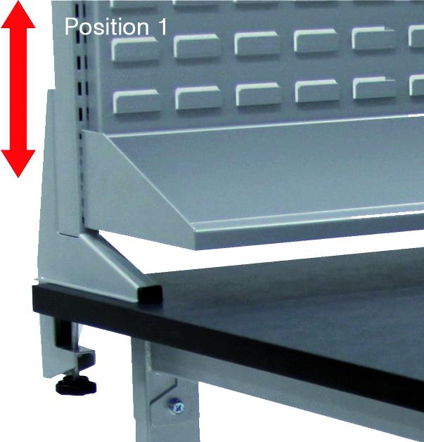 Actual product image Widmer Shelf for back wall (Metal)