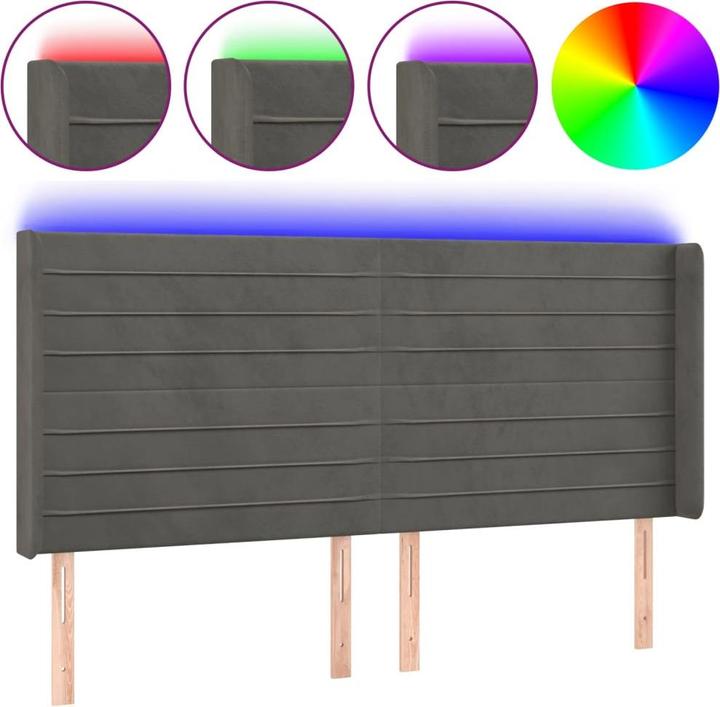 Image du produit vidaXL LED Kopfteil (183 x 16 x 128 cm)