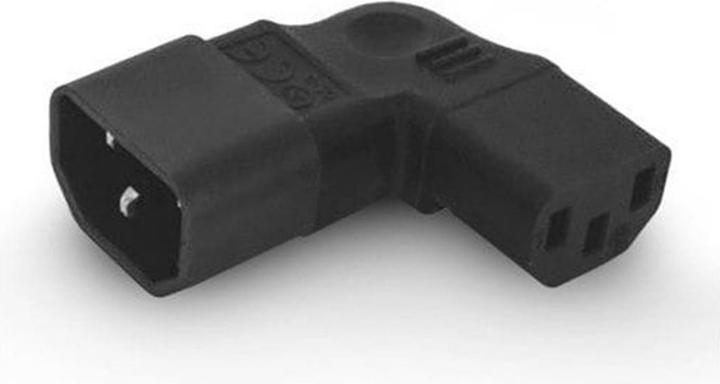 Alpha Elettronica Adapter plug C13 - C14, angled at the side (C13, C14)