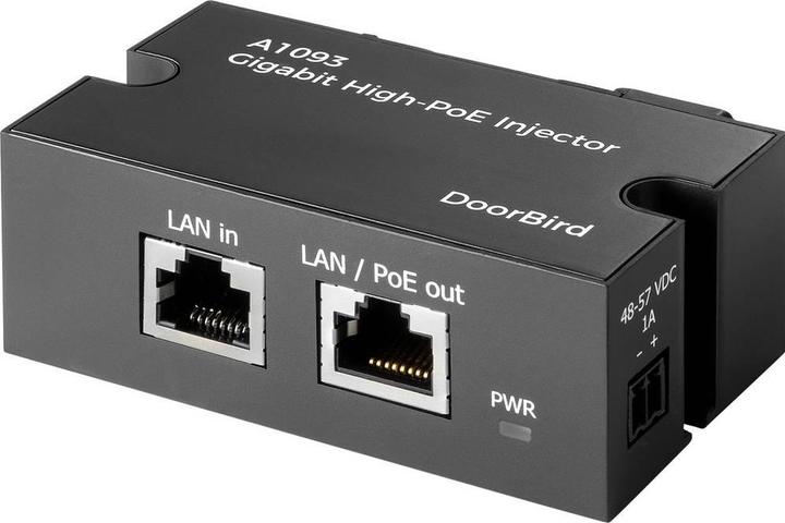 Doorbird Gigabit High-PoE-Injector A1093 (802.3at (PoE+), 802.3af (PoE), 35 W)