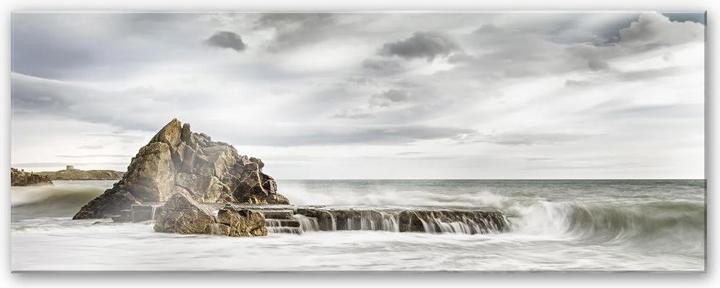 Image du produit Trenddeko Rocher dans la vague - Panorama (80 x 30 cm)