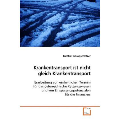 Krankentransport ist nicht gleich Krankentransport, Fachbücher