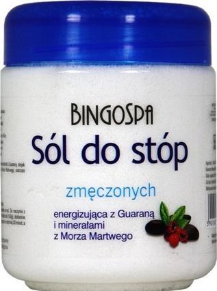 BingoSpa Fusssalz mit Guarana und Mineralien aus dem Toten Meer 550g (Fussbad)