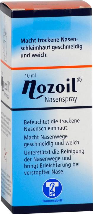 Image du produit Trommsdorff Nozoil spray nasal humidifie la muqueuse nasale sèche, solution de 10 ml (1 pièce(s))