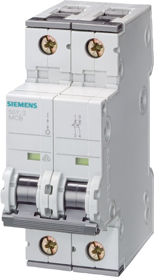 Actual product image Siemens MCB 1+N Pole Type C 10kA 4A 230V (4 A)