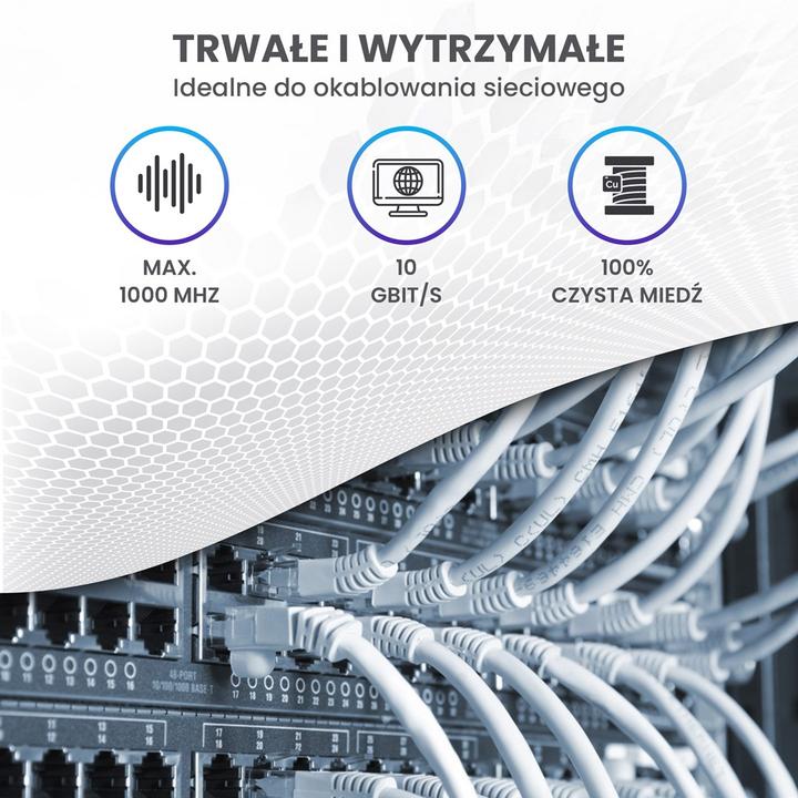 Immagine prodotto Extralink Cavo di rete CAT6A FTP per interni 500m LSZH (F/FTP, CAT6a, 500 m)