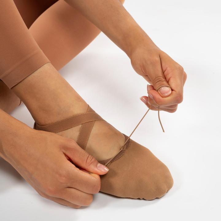 Produktbild Starever Ballettschuhe Leinen - hellbraun (32)