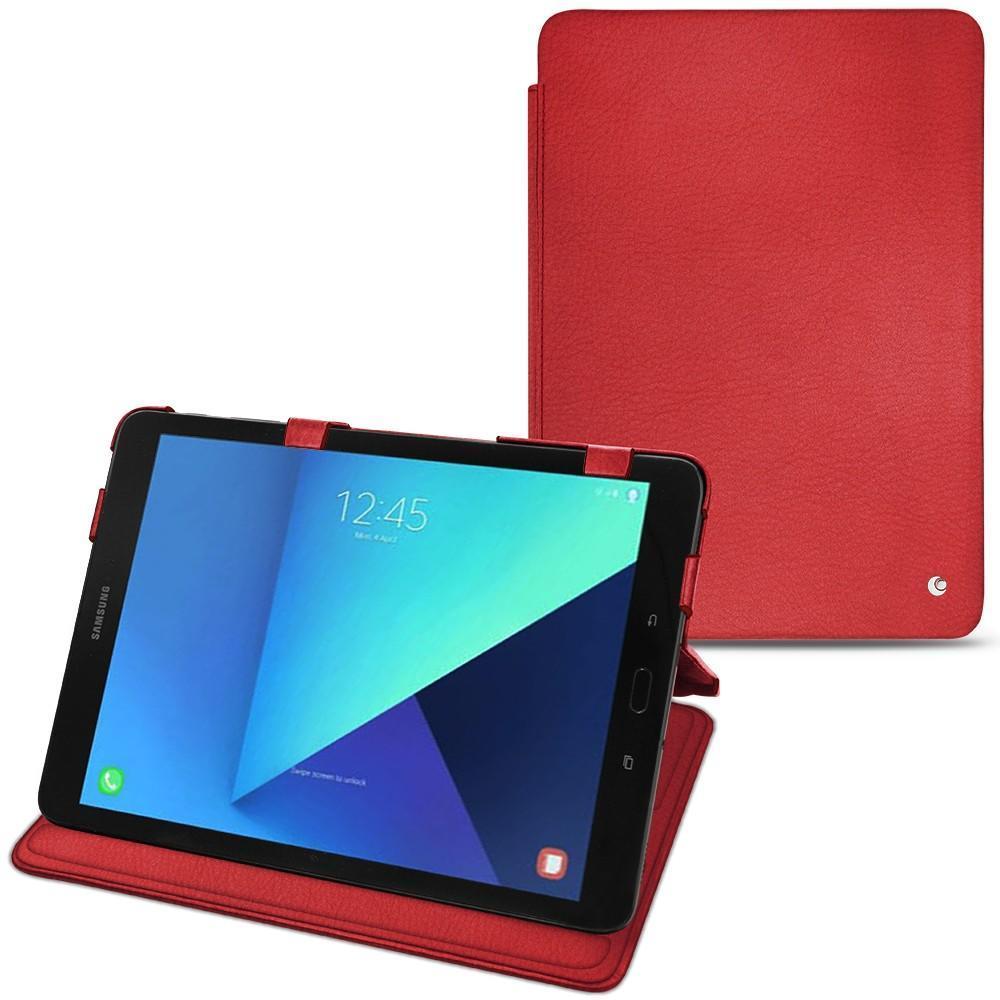 Noreve Lederschutzhülle horizontal (Galaxy Tab S3 9.7 (2017)), Tablet Hülle, Rot