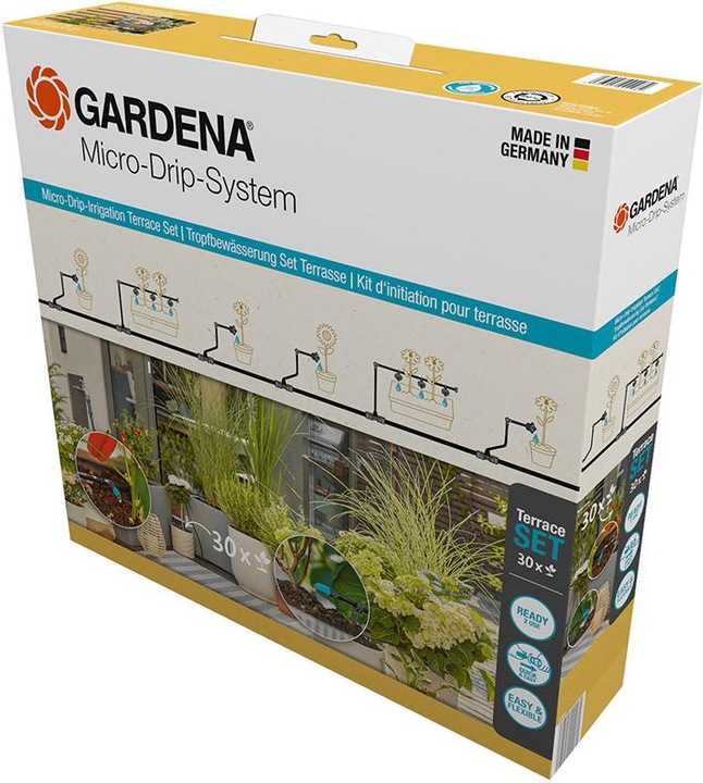 Image du produit Gardena Kit haie/arbuste Micro-Drip 25m (Kit d'irrigation goutte à goutte)