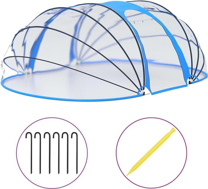 Produktbild vidaXL Poolüberdachung