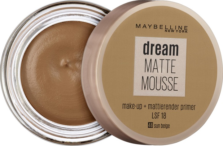 Actual product image Maybelline New York Dream Mat Mousse (48 Sun Beige)