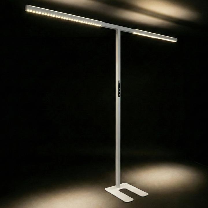 Produktbild Luxula LED-Büro-Stehleuchte - Slim Line, Duo (5000 lm)