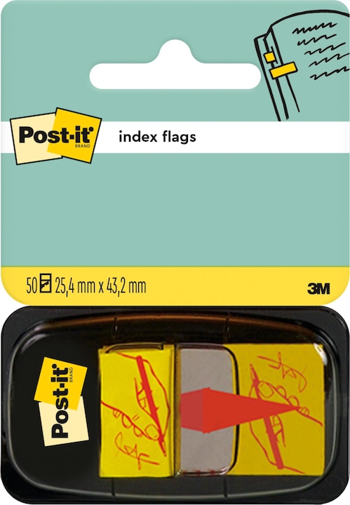 Produktbild Post-it Index Unterschrift (25 x 43 mm)