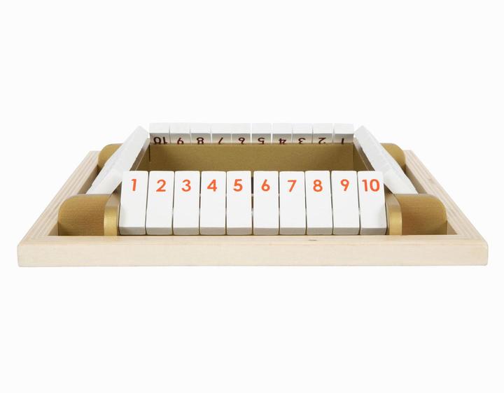 Produktbild small foot Würfelspiel Shut the Box „Gold Edition” (Deutsch, 2 - 4)