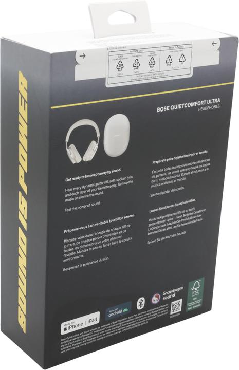 Produktbild Bose QuietComfort Ultra (Aktive Geräuschunterdrückung, 24 h, Kabelgebunden, Kabellos)