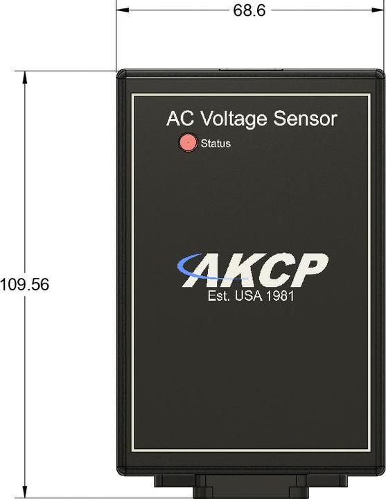 Actual product image AKCP ACV00 - AC voltage sensor