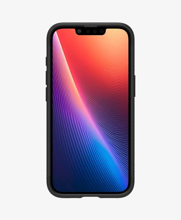 Actual product image Spigen Rugged Armor MagFit TPU Back Cover Schwarz Apple iPhone 16e (Apple iPhone 16e)