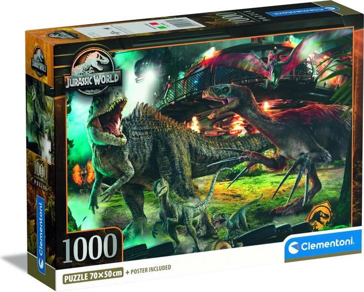 Image du produit Clementoni JURASSIC PARK - Jurassic World - Puzzle 1000P (1000 pièces)