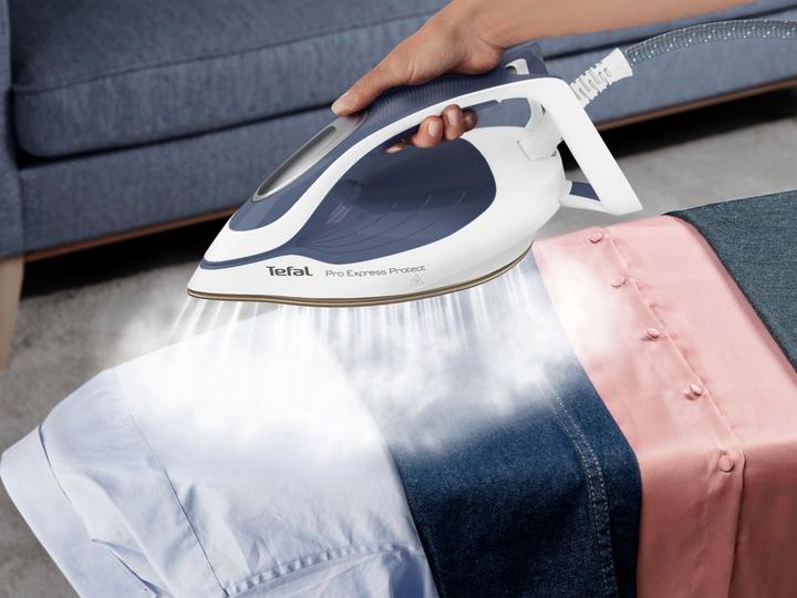 Produktbild Tefal Pro Express Protect Stoomstrijkijzer mit 7,6 bar Druck, variabler Dampfmenge und Kalkkollektor (550 g/min)
