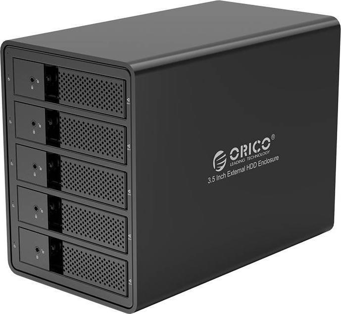 Produktbild Orico Hard Drive Enclosure HDD, 3.5 Inch, 5 Bay, USB 3.0 type B, RAID (USB-A)