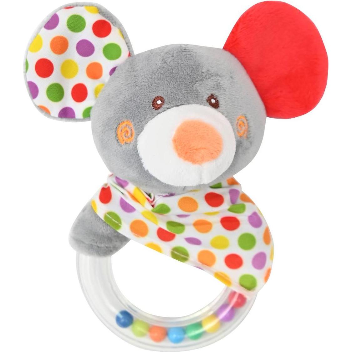 Thumbnail - Lorelli, Kinderwagenspielzeug, Baby Plüschtier Rasselring 13 cm