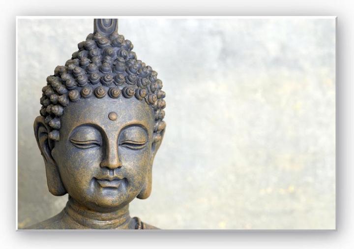 Actual product image Trenddeko Buddha face (100 x 70 cm)