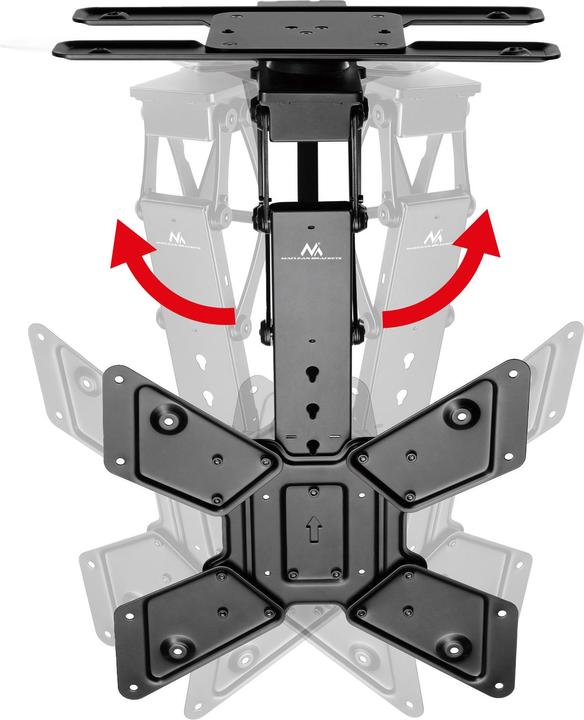 Produktbild Maclean electric ceiling TV mount TUYA support max VESA 600x400 90st swivel remote (Decke, 65", 30 kg)