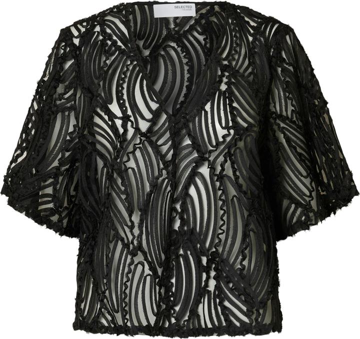 Immagine prodotto Selected Spitzen Oberteil mit kurzen Ärmeln (42)