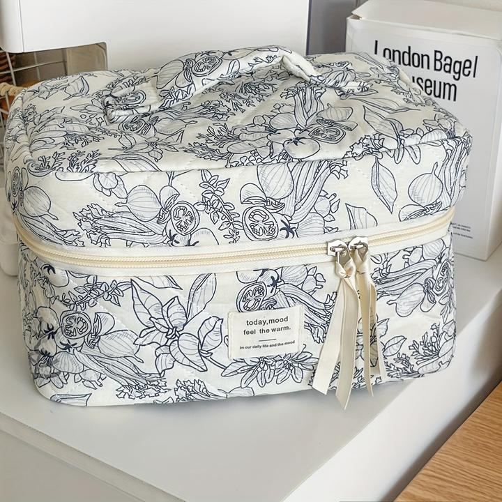 Immagine prodotto Only-Bags.Store Borse per il trucco con stampa di frutta e verdura Borsa per la conservazione degli articoli da