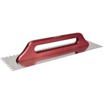 Modecom, Kelle + Spachtel, Stainless steel float EXPERT toothed handle, wood 480x130x8mm - MN-73-388