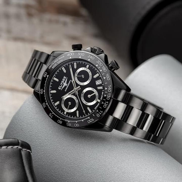 Actual product image Elysee Sport Chronograph Water Resistant Date Display Timepiece (Sports watch, Chronograph)
