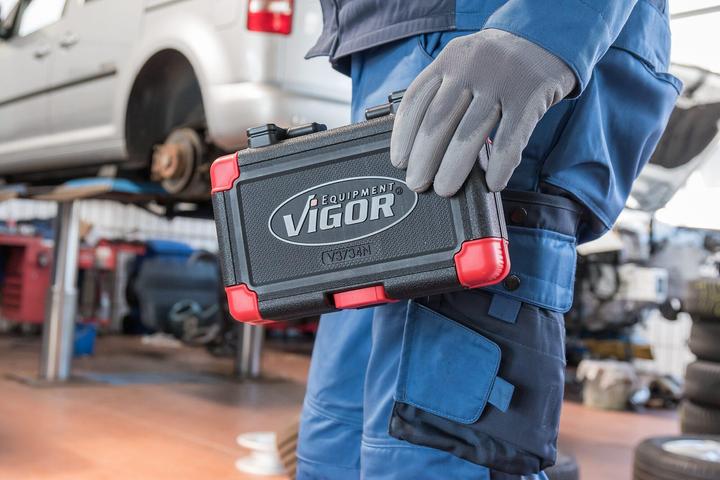 Actual product image Vigor SOCKET SPANNER SET 1/4" (12 mm, 10 mm, 11 mm, 13 mm)