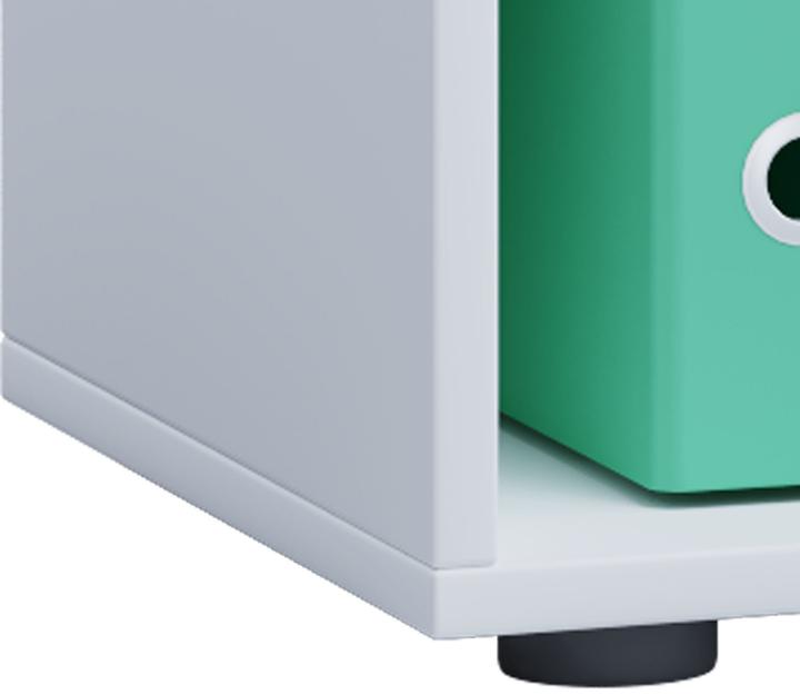 Actual product image VCM Wood office cabinet filing rack Lona 5 compartments (70 x 40 x 184 cm)