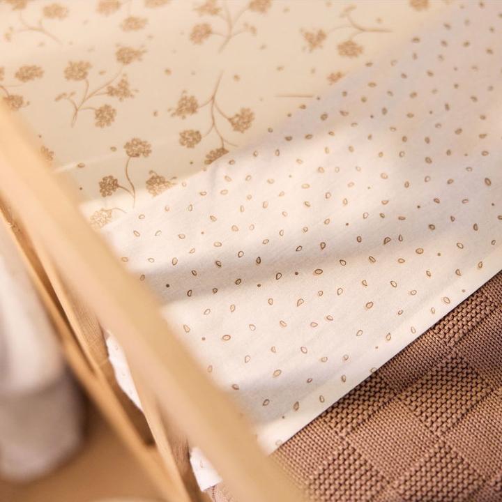 Actual product image Jollein Fixleintuch Jersey Leafy Dreams (140 x 70 cm)