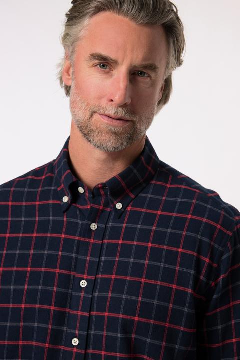 Actual product image Boston Park Flanell-Karohemd, Langarm, Buttondown-Kragen, Comfort Fit (L)